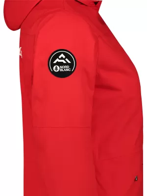 Ženska skijaška jakna NORDBLANC AVEN NBWJL8126 CRVENA
