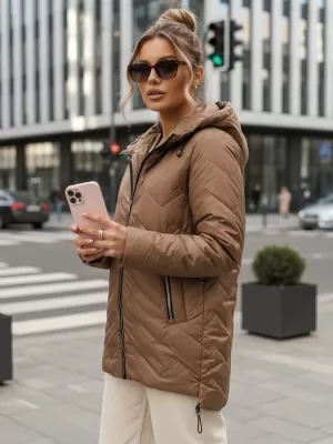 Ženska jakna DSTREET TY5608 SMEĐA