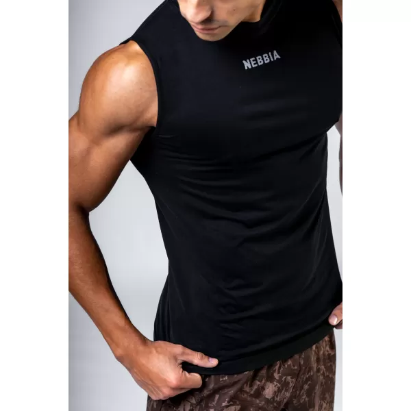  Bešavna majica bez rukava POWER 899 BLACK Nebbia 