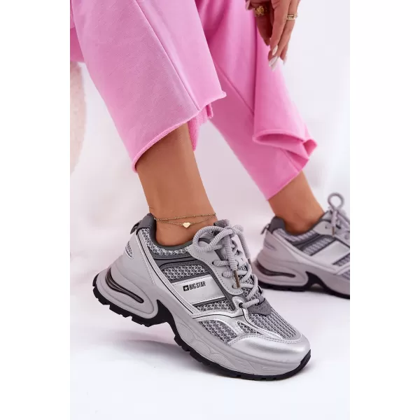  Ženske tenisice BIG STAR RR274A193 GREY Big Star Shoes 
