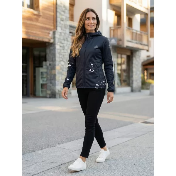  Ženska vrhunska softshell jakna ALTISPORT VOJ/ALW077JACK01 CRNA 