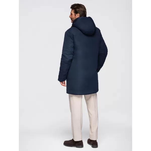  Muška parka OMBRE OM-JAPJ-0287 TAMNOPLAVA 