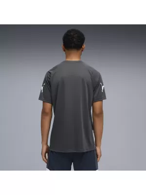 Funkcionalna muška majica PUMA INDIVIDUALLIGA GRAPH JERSEY 660578_02 MINERAL KOBALT/PARNO SIVA