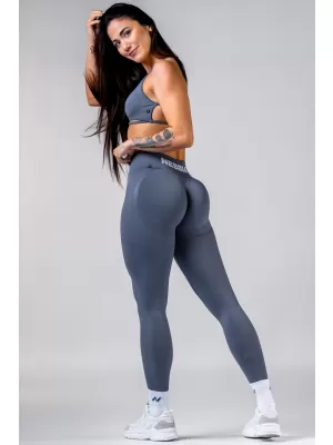 Push-up tajice visokog struka POWER 888 GREY Nebbia
