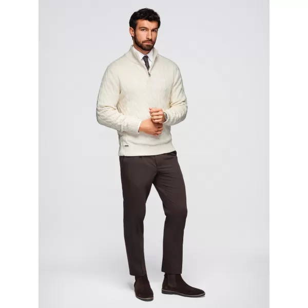  Muški pulover OMBRE OM-SWZS-0138 KREMA 
