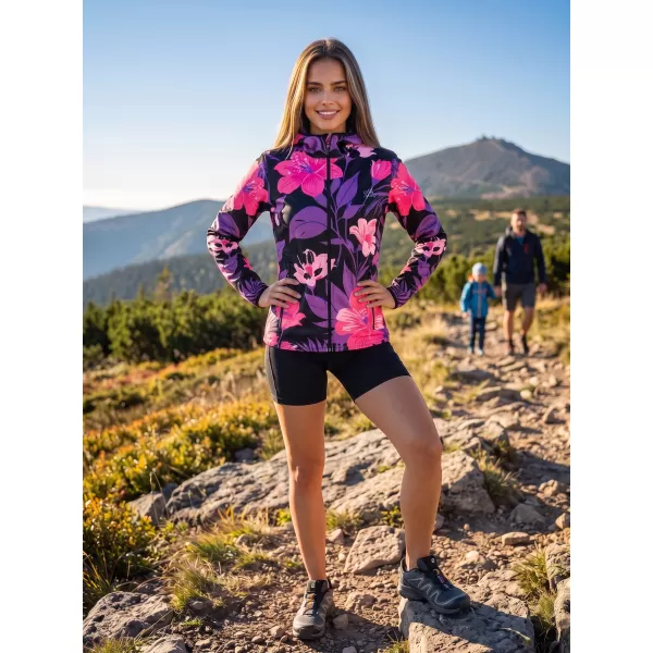  Ženska vrhunska softshell jakna ALTISPORT VOJ/ALW115JACK01 LJUBIČASTA/CRNA 