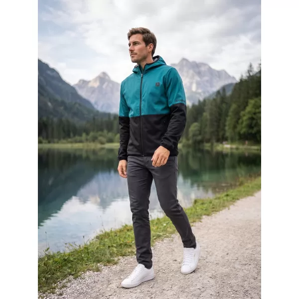  Muška vrhunska softshell jakna ALTISPORT VOJ/ALM051JACK01 KEROZIN/CRNA 