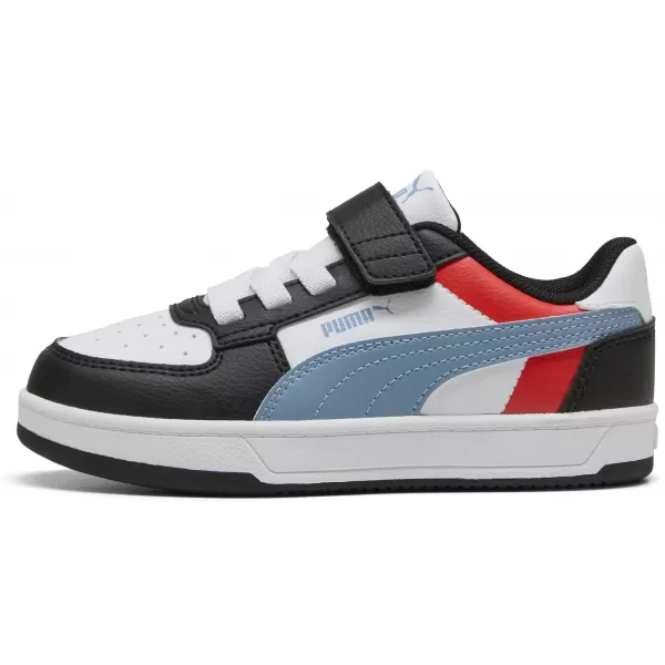  Dječje cipele PUMA CAVEN 2.0 BLOCK AC+ PS 394462-17 PUMA BIJELA/HLADNO PLAVA/CRNA 
