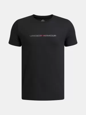 Majica za dječake UNDER ARMOUR UA B WM BLUR SS 6009269-001 CRNA
