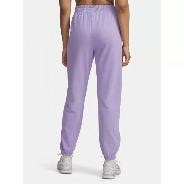  Ženske trenirke UNDER ARMOUR UA RIVAL TERRY JOGGERS 1382735-538 LJUBIČASTA 