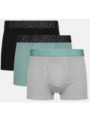 Muške bokserice UNDER ARMOUR M PERF COTTON 3IN (3KS) 1383891-053 JASPIS PLAVI