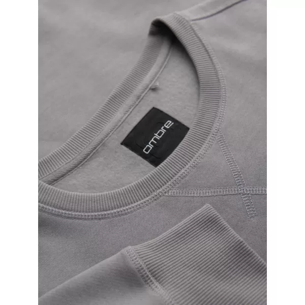  Muški sweatshirt OMBRE OM-SSNZ-0243 SIVA 