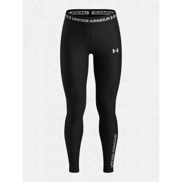  Tajice za djevojčice UNDER ARMOUR HEATGEAR GRAPHIC LEGGING 6012636-001 CRNA 