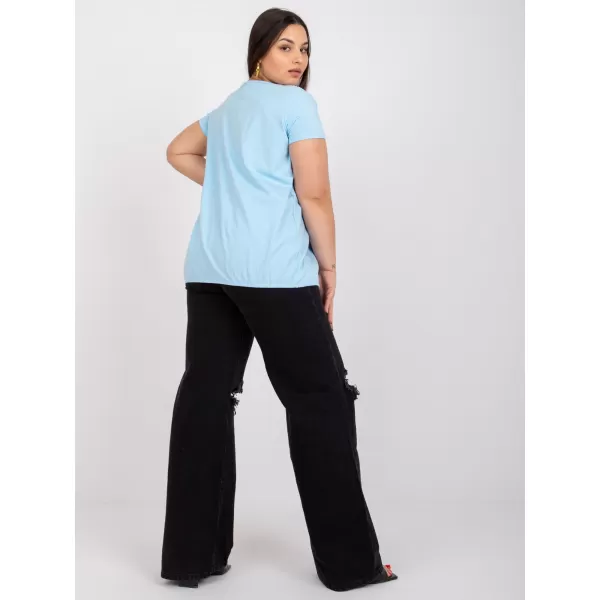  Ženska majica kratkih rukava BASIC FEEL GOOD RV-TS-6320.85P SVIJETLOPLAVA 