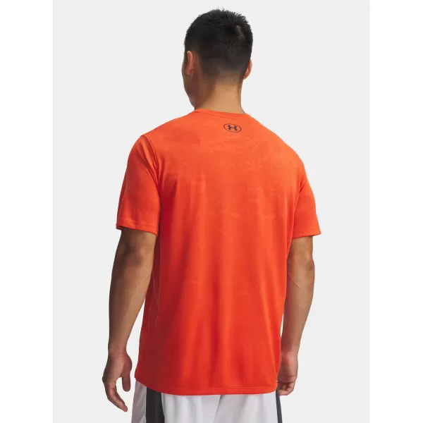  Muška majica kratkih rukava UNDER ARMOUR UA TECH VENT JACQUARD SS 1377052-844 NARANČASTA 