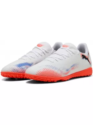 Čizme PUMA FUTURE 8 PLAY TT 108605-01 WHITE/ BIJELO/PUMA CRNO/SJAJNO CRVENO