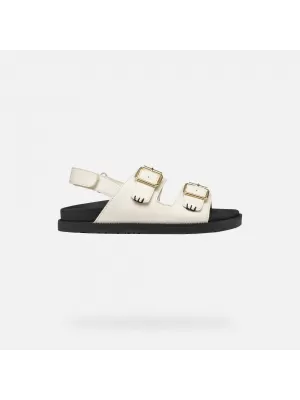 Sandale za djevojčice GEOX SANDAL FOAMMENTERA J65P0A000BCC1058 KREMASTI