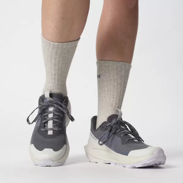  Ženske cipele SALOMON ELIXIR ACTIV GTX W L47526500 INDIJSKA TINTA/GLEČER SIVA/LATICA ORHIDEJE 