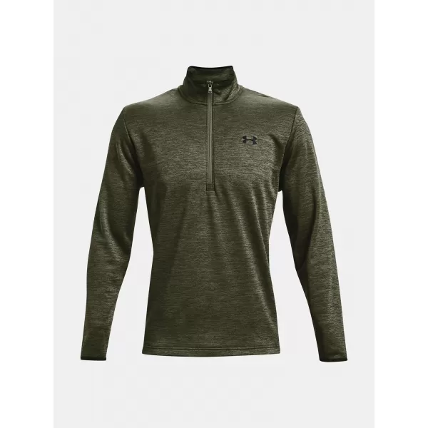  Muški sweatshirt UNDER ARMOUR UA ARMOUR FLEECE 1/2 ZIP ZELENA 