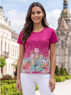 Ženska majica kratkih rukava ALTISPORT HELINA CRVENA
