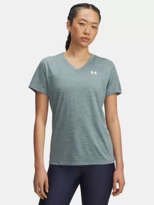 Ženska majica kratkih rukava UNDER ARMOUR TECH SSV- TWIST 1384227-587 PLAVA