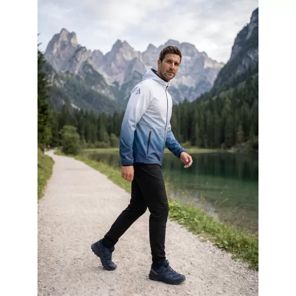  Muška vrhunska softshell jakna ALTISPORT VOJ/ALM126JACK01 TAMNOPLAVA/BIJELA 