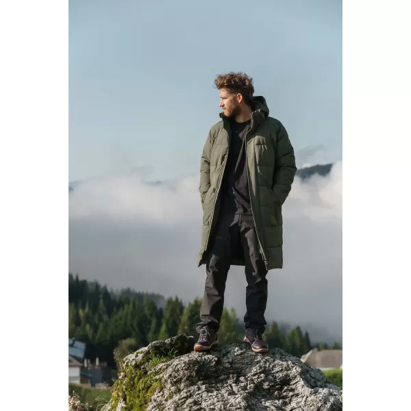  Muški zimski kaput NORDBLANC LOOM NBWJM8255 VOJNO ZELENA 