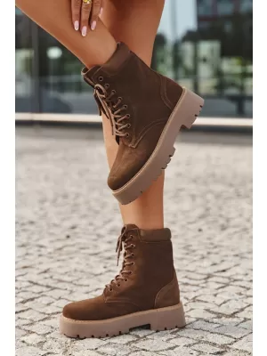 Ženske cipele BIG STAR SS274792 BROWN/BEIGE Big Star Shoes