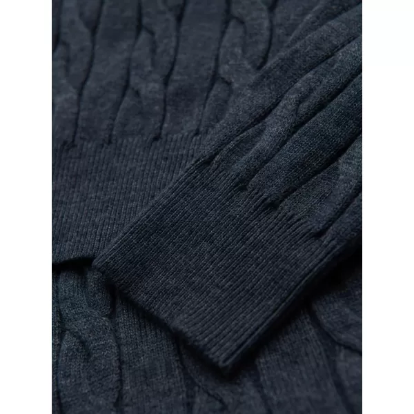 Muški pulover OMBRE OM-SWTN-0157 TAMNOPLAVA 