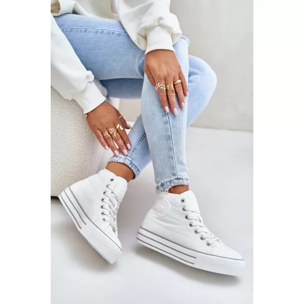  Ženske tenisice BIG STAR OO274A473 WHITE Big Star Shoes 