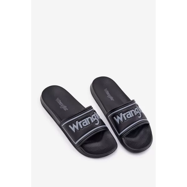 Muške papuče WRANGLER AVERELL 20251042.25Y CRNA 