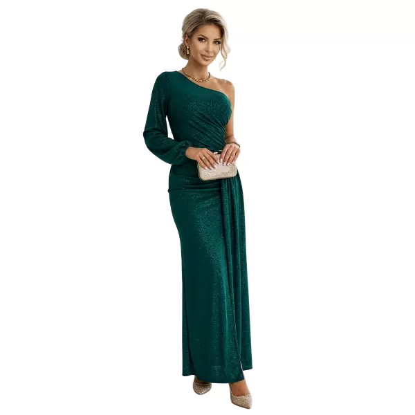  Haljina NUMOCO 658-2 TAMNOZELENE BOJE 