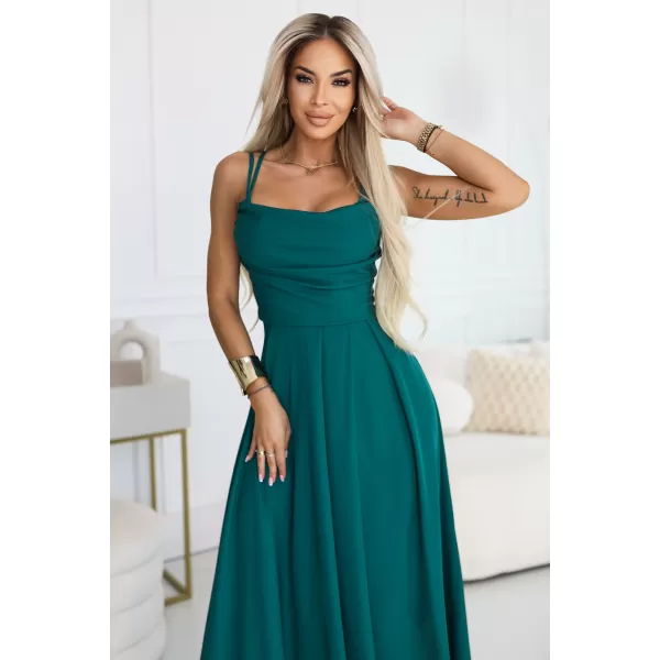  Haljina NUMOCO 589-6 TAMNOZELENE BOJE 