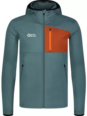 Muški powerfleece duks NORDBLANC BRACKEN NBWFM8286 TAMNO ZELENA