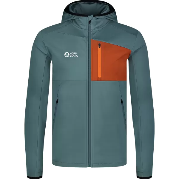  Muški powerfleece duks NORDBLANC BRACKEN NBWFM8286 TAMNO ZELENA 