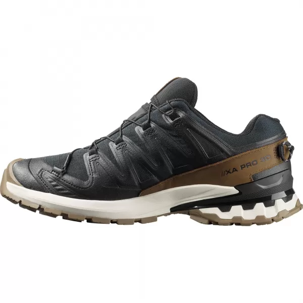  Muške cipele SALOMON XA PRO 3D V9 GTX LIFELONG M L47963800 CRNA/KOJOT SMEĐA/LED OD VANILIJE 