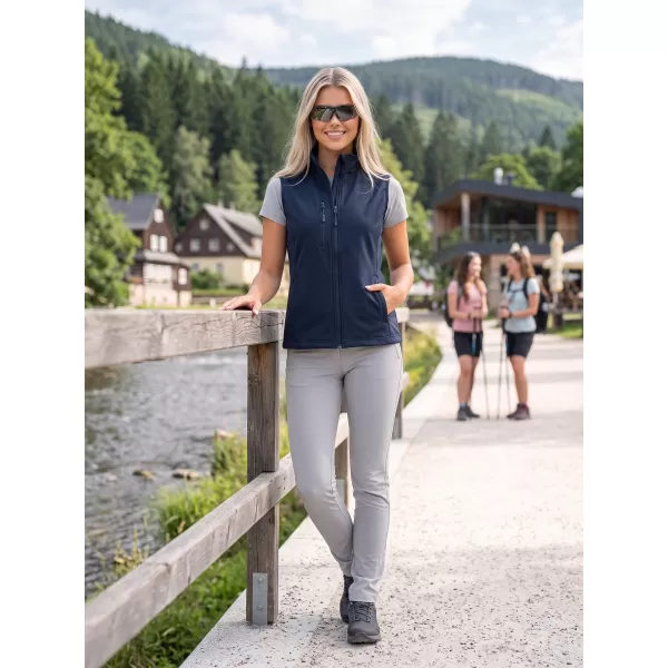  Ženski softshell prsluk ALTISPORT NoPrint NP/ALW965 TAMNOPLAVA 