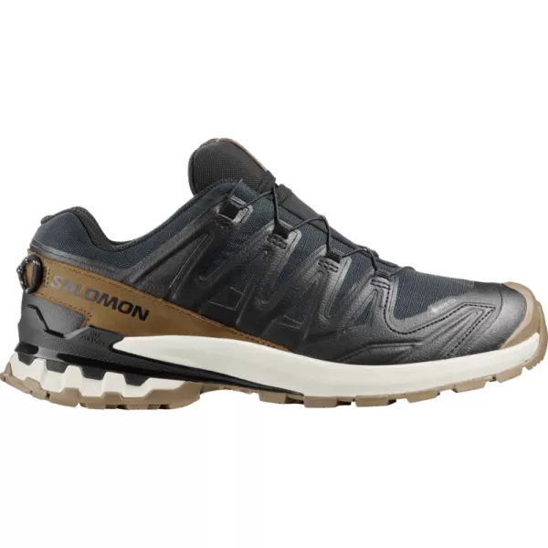  Muške cipele SALOMON XA PRO 3D V9 GTX LIFELONG M L47963800 CRNA/KOJOT SMEĐA/LED OD VANILIJE 