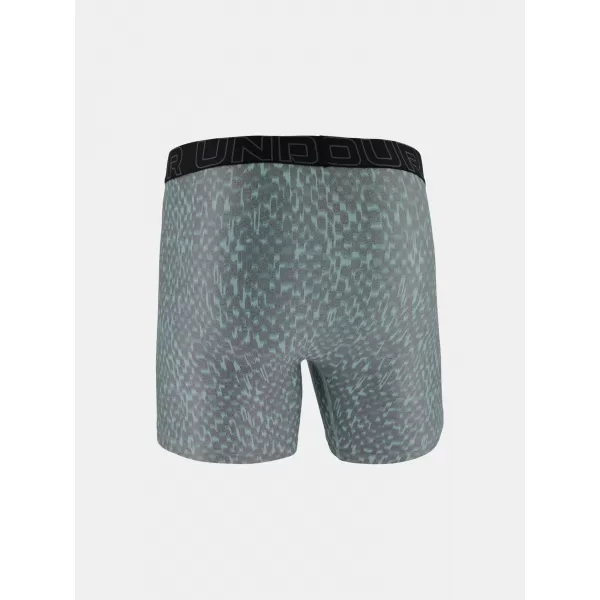  Muške bokserice UNDER ARMOUR UA PERFORMANCE TECH - PRINT 6IN - 1PK 1383875-477 PLAVA 