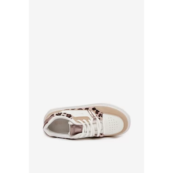  Ženske tenisice BIG STAR SS274357 WHITE/BEIGE Big Star Shoes 