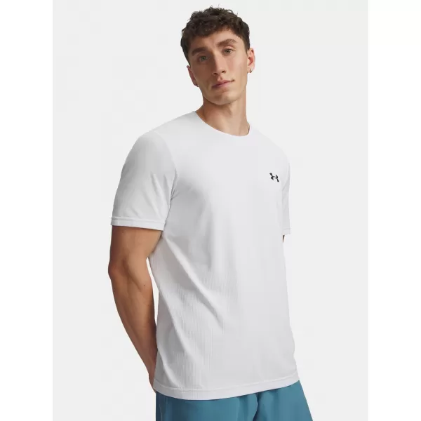  Muška majica kratkih rukava UNDER ARMOUR UA VANISH ELITE SEAMLESS SS 6010591-100 BIJELA 