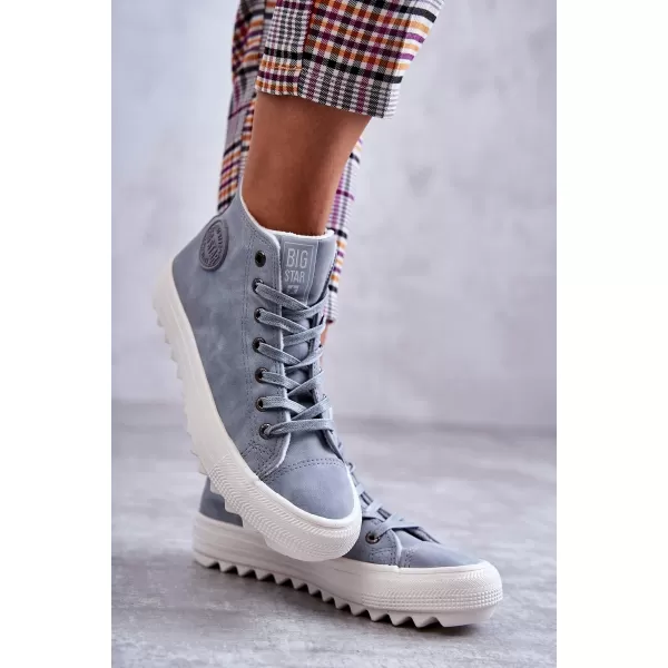  Ženske tenisice BIG STAR EE274115 SVIJETLO PLAVE Big Star Shoes 