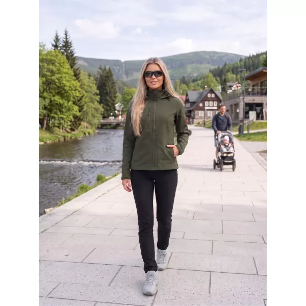  Ženska softshell jakna ALTISPORT NoPrint NP/ALW945 VOJNOG 