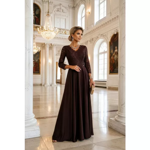  Haljina NUMOCO 309-14 ČOKOLADA 