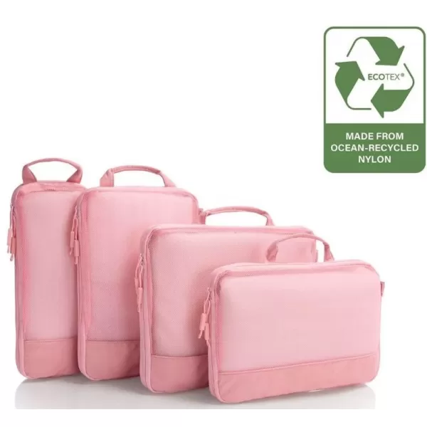  Kofer HEYS Ecotex Compression Packing Cube 4 Pc Set RUŽIČASTI PIJESAK 