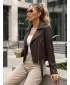 Ženska jakna DSTREET TY5647 SMEĐA
