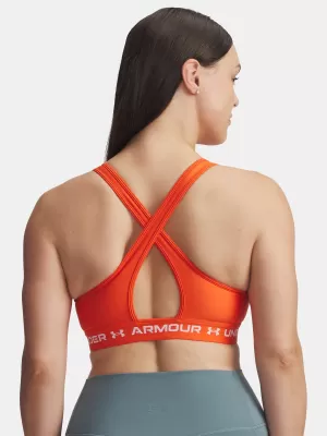 Ženski grudnjak UNDER ARMOUR CROSSBACK MID BRA 1361034-844 NARANČASTA