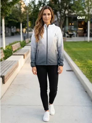 Ženska vrhunska softshell jakna ALTISPORT VOJ/ALW126JACK01 CRNO-BIJELO