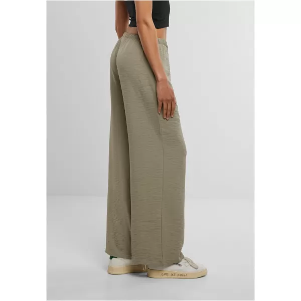  Ženske hlače URBAN CLASSICS TB7500 BLIJEDO MASLINASTO 