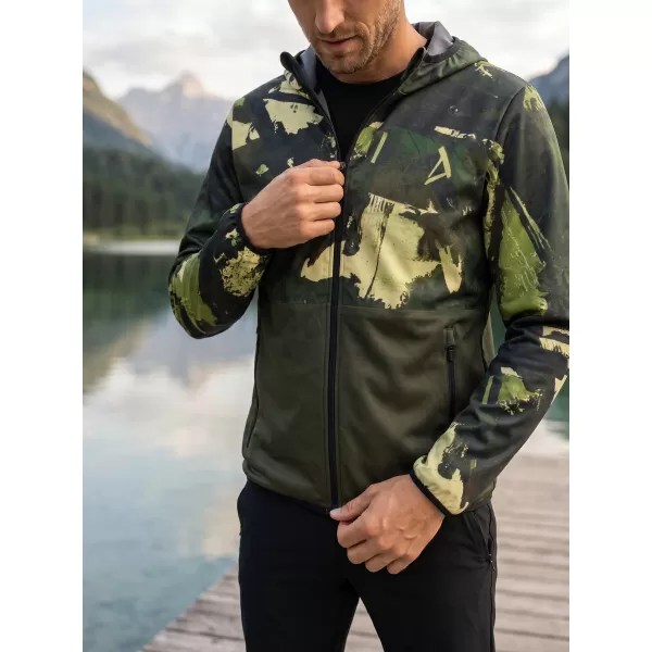  Muška vrhunska softshell jakna ALTISPORT VOJ/ALM125JACK01 MASKA/GRN 